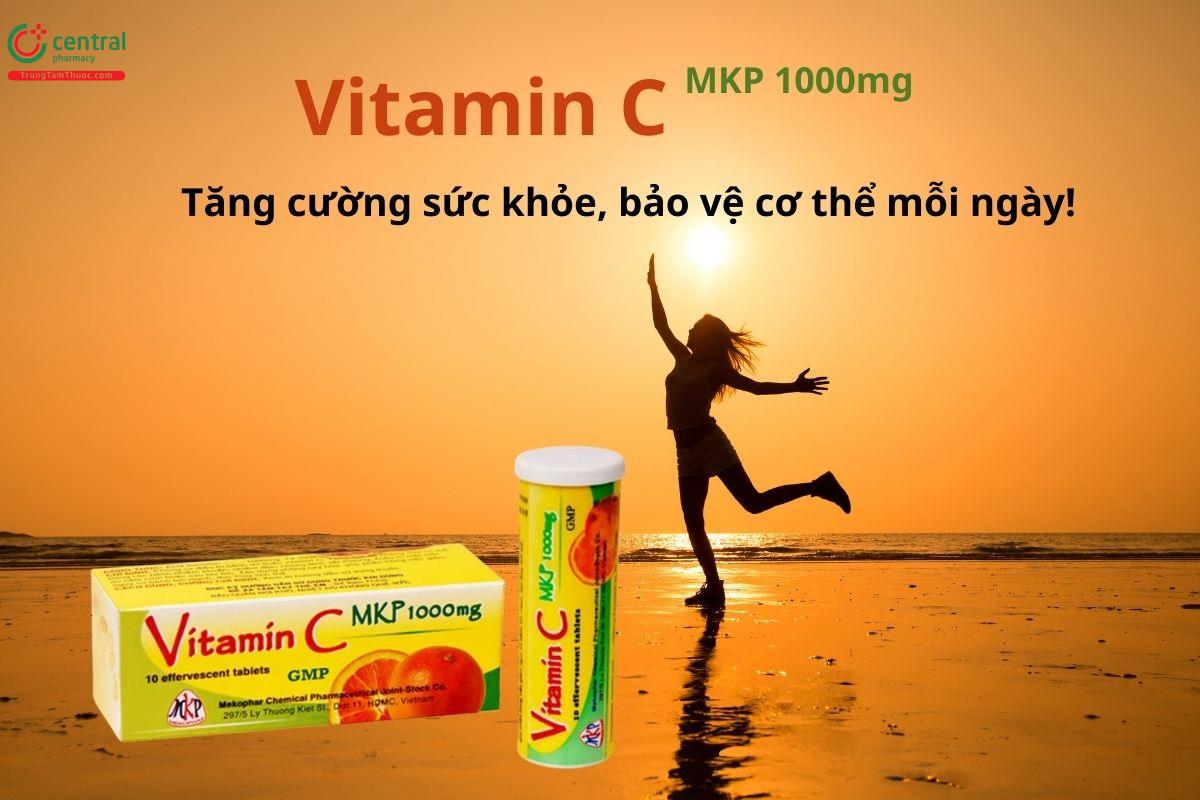 Viên sủi Vitamin C MKP 1000mg – Tăng cường sức khỏe, bảo vệ cơ thể mỗi ngày!