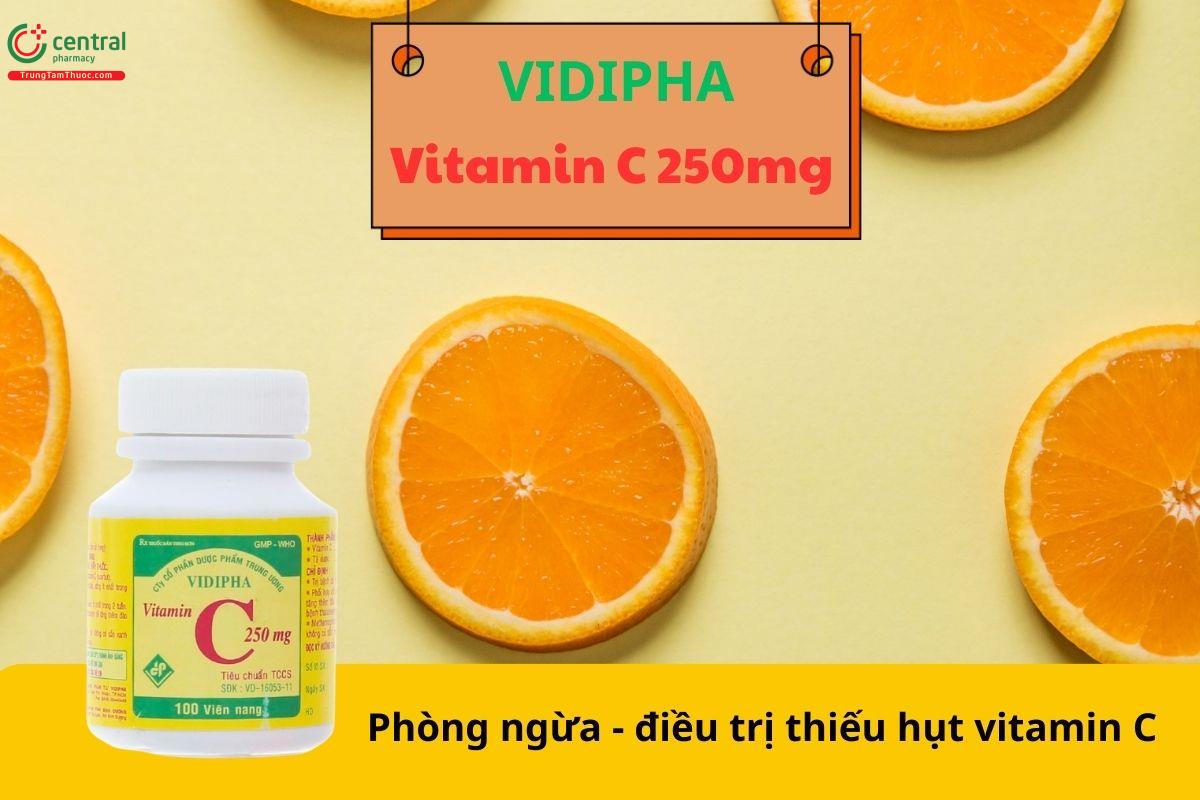 Chỉ định của thuốc Vitamin C 250mg Vidipha (lọ 100 viên)