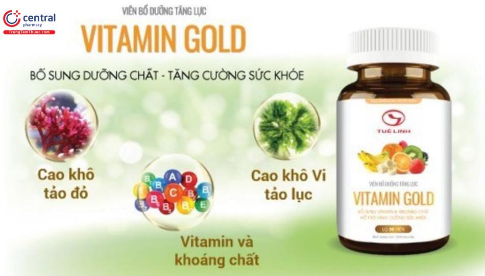 Vitamin Gold chứa các dinh dưỡng thiết yếu