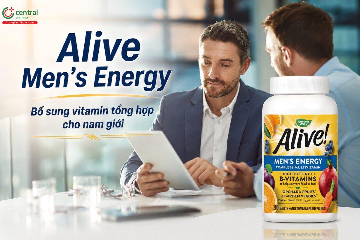Vitamin tổng hợp cho nam Alive Men's Energy