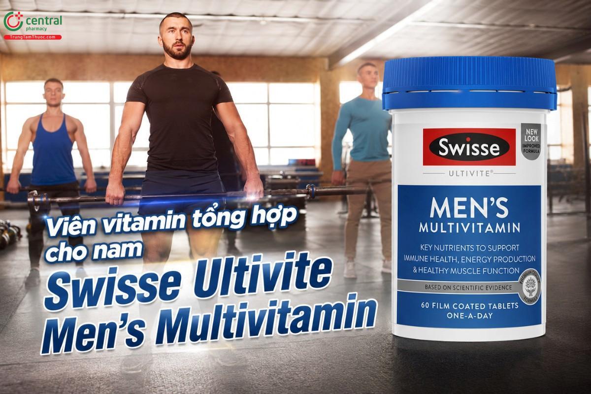 Viên vitamin tổng hợp cho nam Swisse Ultivite Men’s Multivitamin