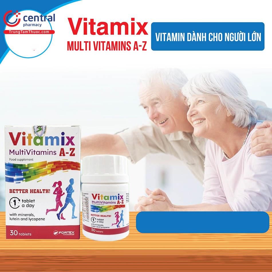 Hình 2: Tác dụng của Vitamix MultiVitamins A-Z