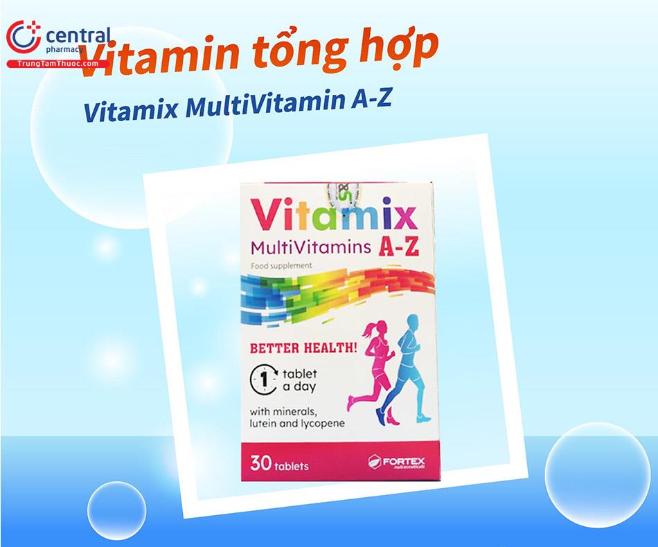 Hình 1: Thành phần của Vitamix MultiVitamins A-Z
