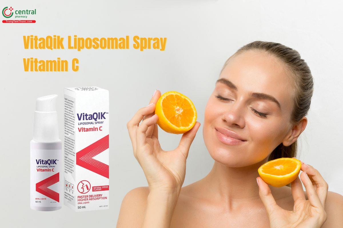 VitaQik Liposomal Spray Vitamin C có tác dụng gì?