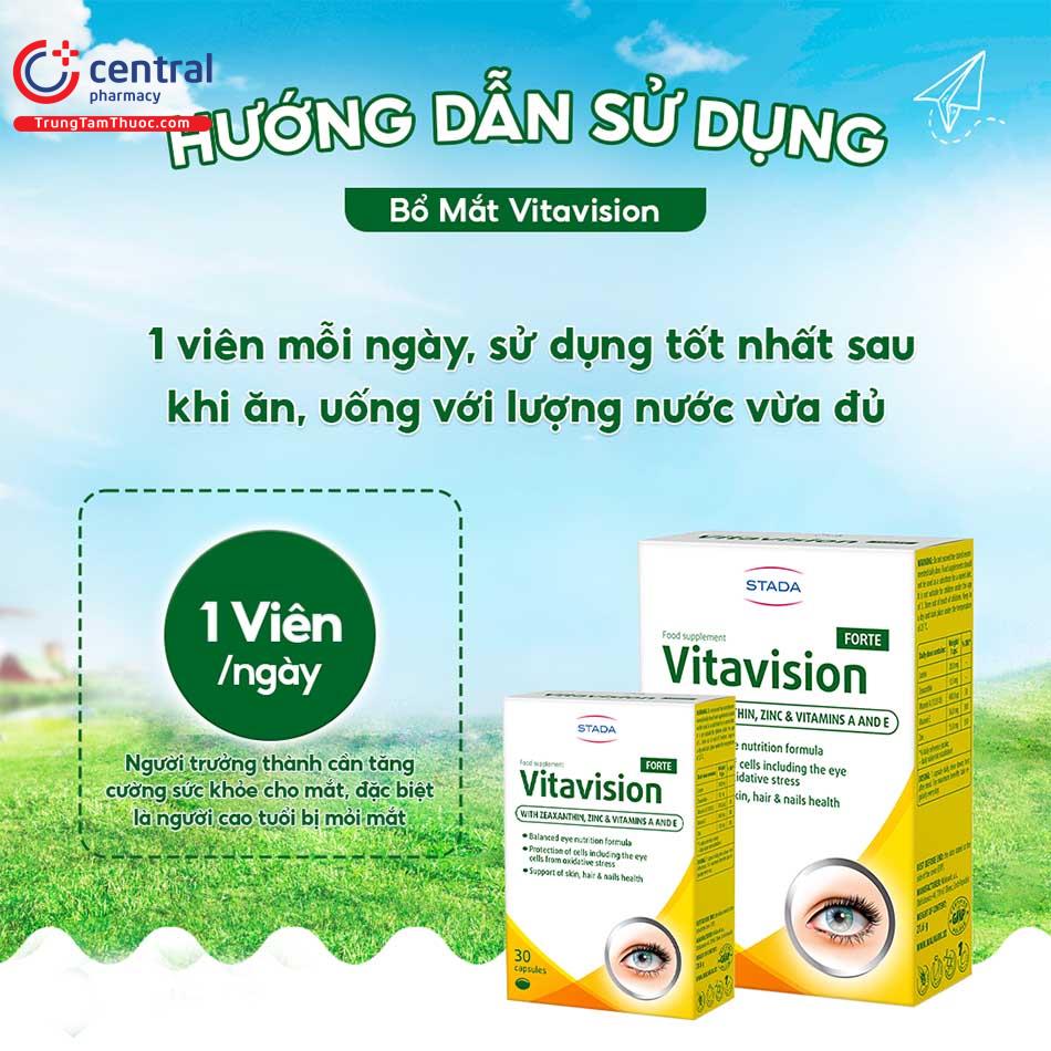 Vitavision Forte ngừa nguy cơ đục thủy tinh thể