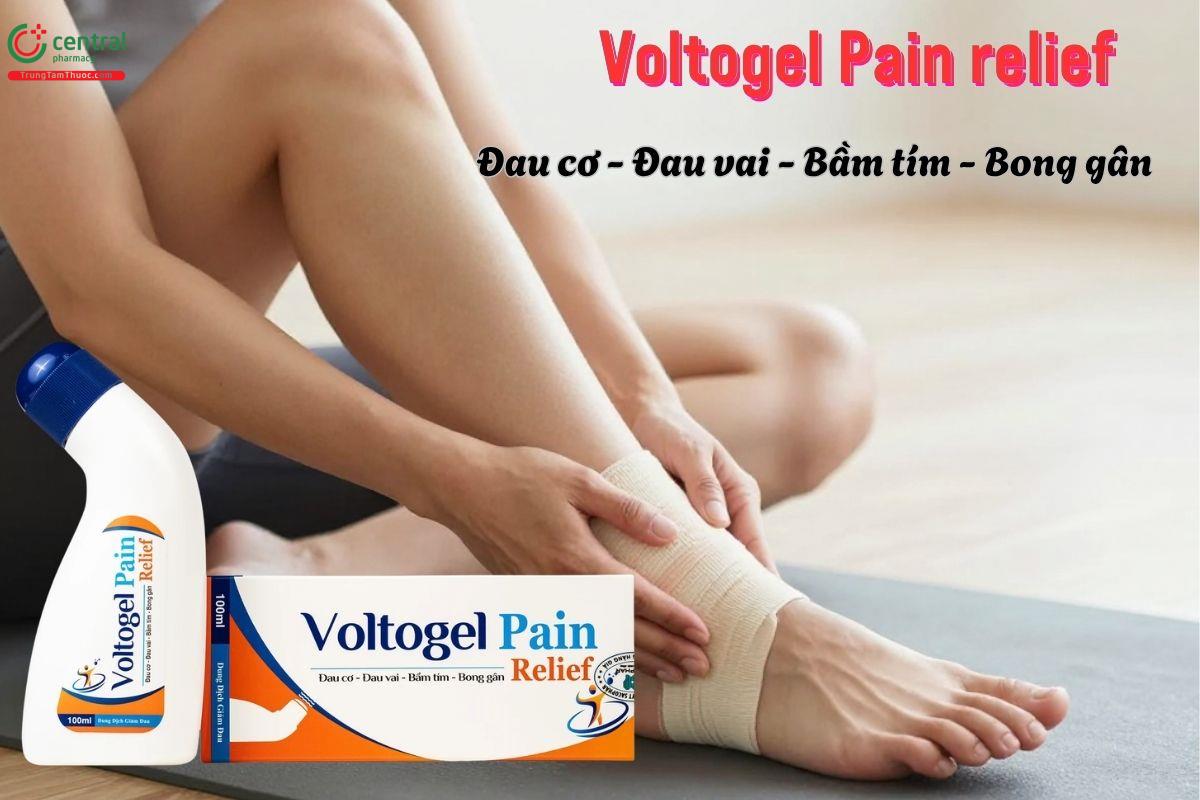 Dung dịch Voltogel Pain Relief giúp giảm đau do chấn thương khi chơi thể thao, giảm bầm tím, đau cơ, đau vai