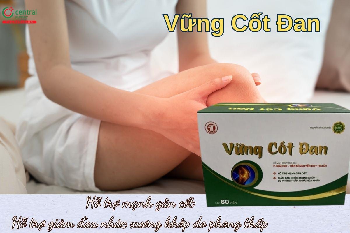 Viên uống Vững Cốt Đan giúp hỗ trợ mạnh gân cốt