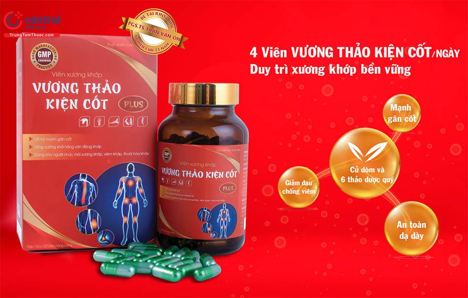 Vương Thảo Kiện Cốt Plus giúp mạnh gân cốt