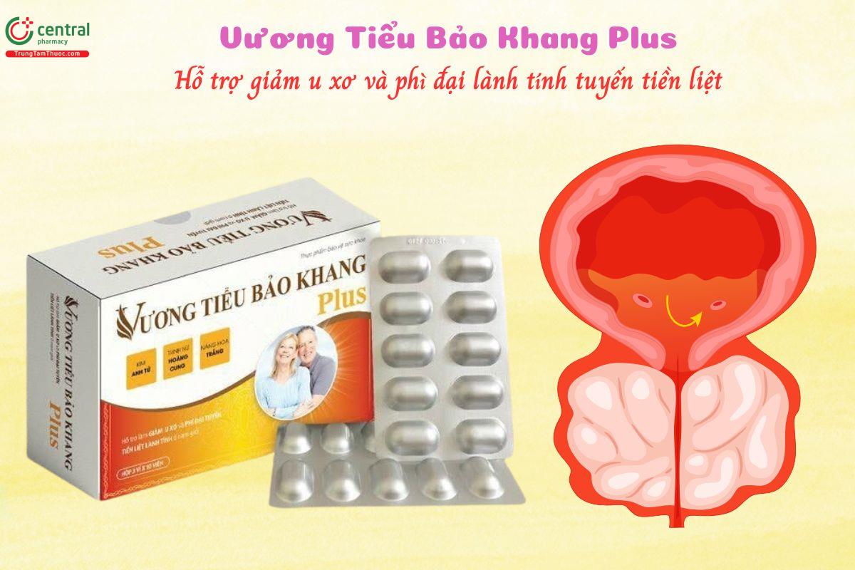 Vương Tiểu Bảo Khang Plus giảm u xơ, phì đại lành tính tuyến tiền liệt