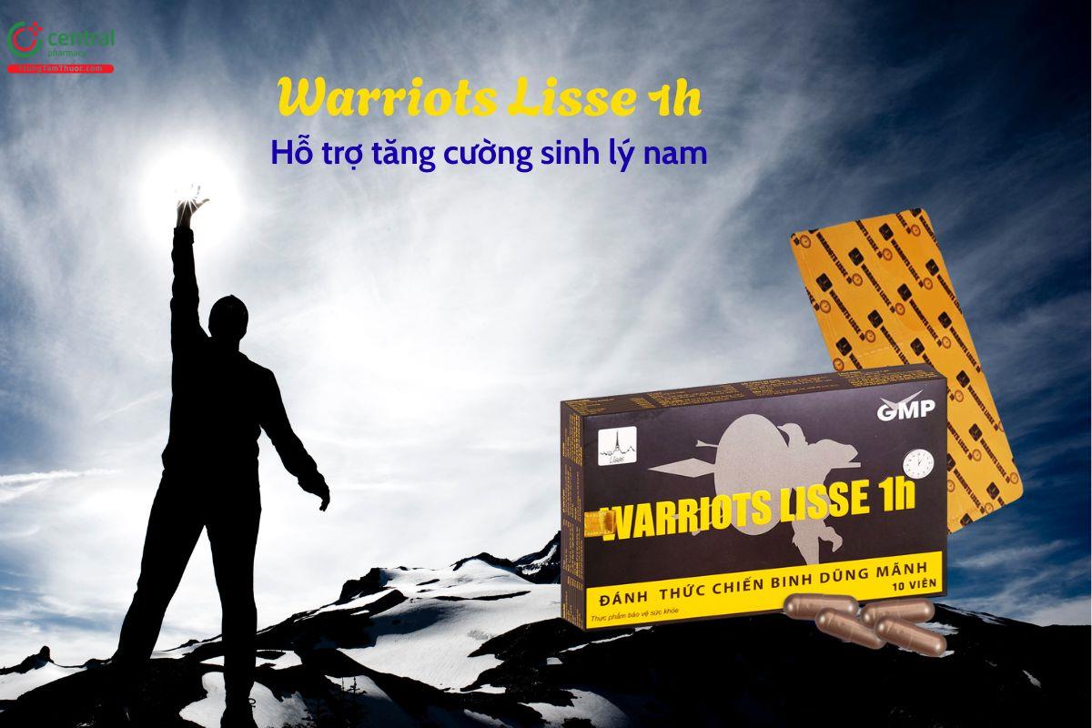 Warriots Lisse 1h - Tăng cường sinh lý, làm chậm mãn dục nam