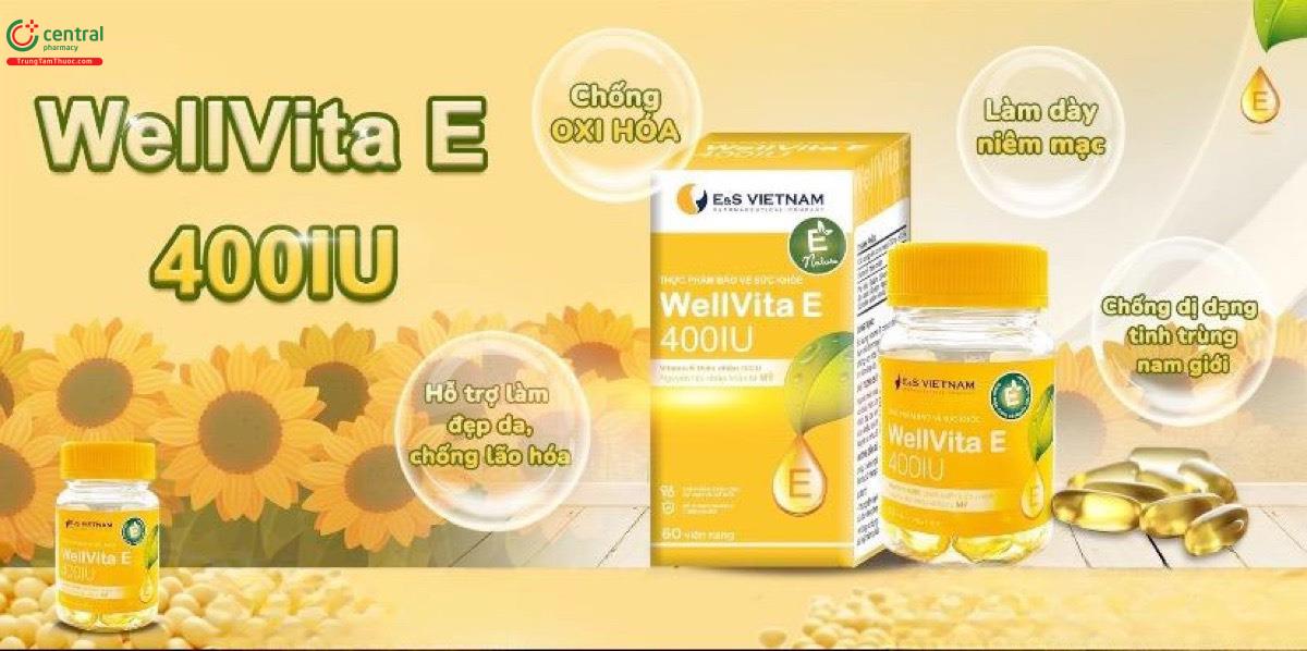 Công dụng của Wellvita E-400IU Nature