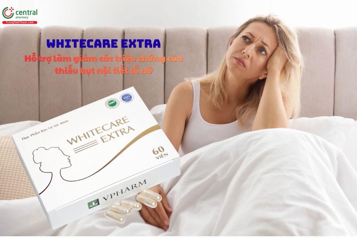 WhiteCare Extra làm giảm triệu chứng của suy giảm nội tiết tố nữ