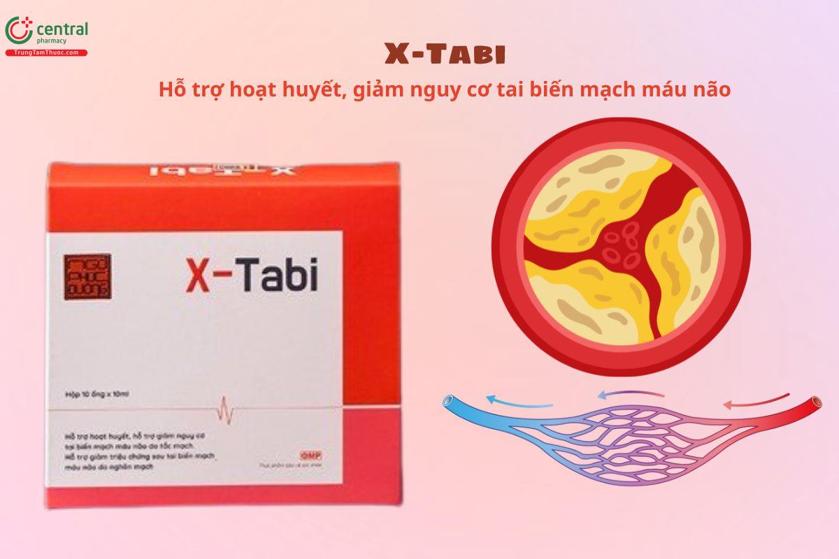  X-Tabi hỗ trợ hoạt huyết, giảm nguy cơ tai biến mạch máu não