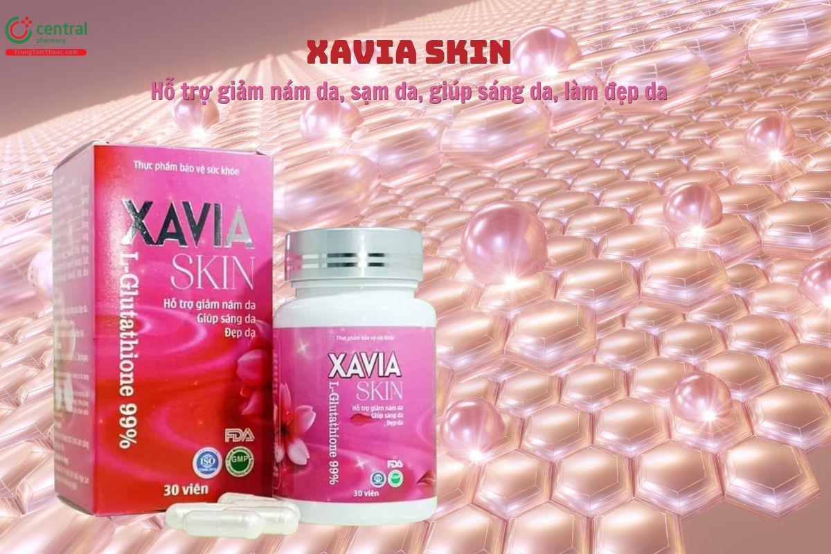 Xavia Skin giúp làm mờ nám, sạm da, giúp sáng da đẹp, mịn màng