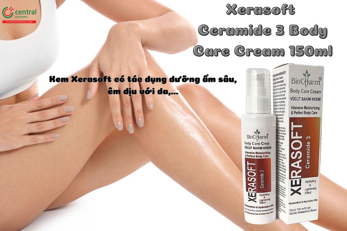 Kem Xerasoft Ceramide 3 Body Care Cream 150ml làm mềm, mịn da