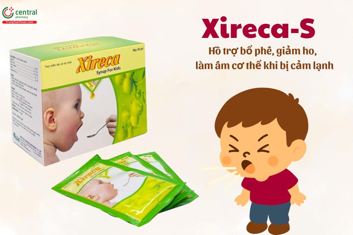 Xireca-S giúp bổ phế, giảm ho, làm ấm cơ thể khi cảm lạnh