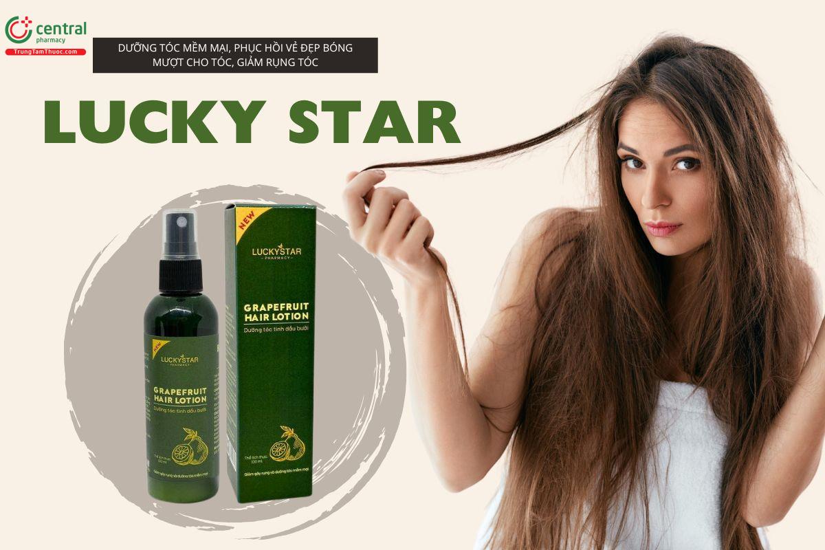 Xịt dưỡng tóc tinh dầu bưởi Lucky Star New 100ml có công dụng gì? 