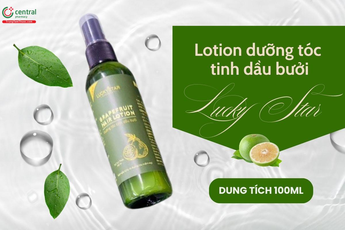 Xịt dưỡng tóc tinh dầu bưởi Lucky Star New 100ml dưỡng tóc mềm mại, giảm gãy rụng