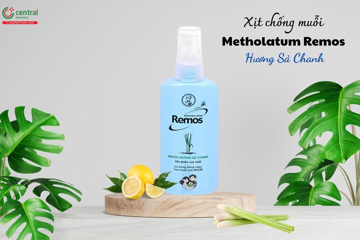 Xịt chống muỗi Metholatum Remos Hương Sả Chanh 70ml