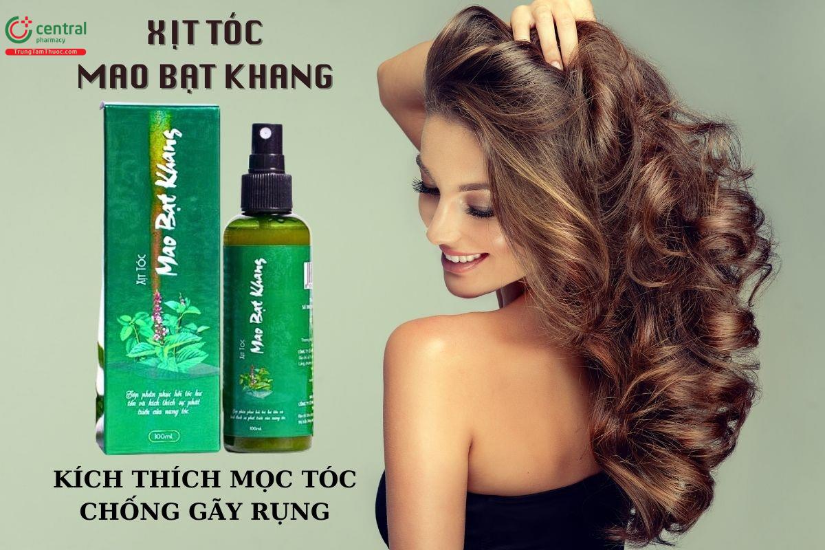 Xịt tóc Mao Bạt Khang kích thích mọc tóc, chống gãy rụng