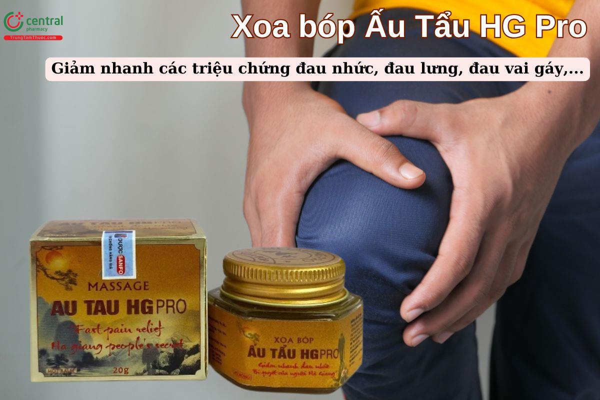 Xoa bóp Ấu Tẩu HG Pro giảm đau nhức xương khớp, đau lưng, đau vai gáy