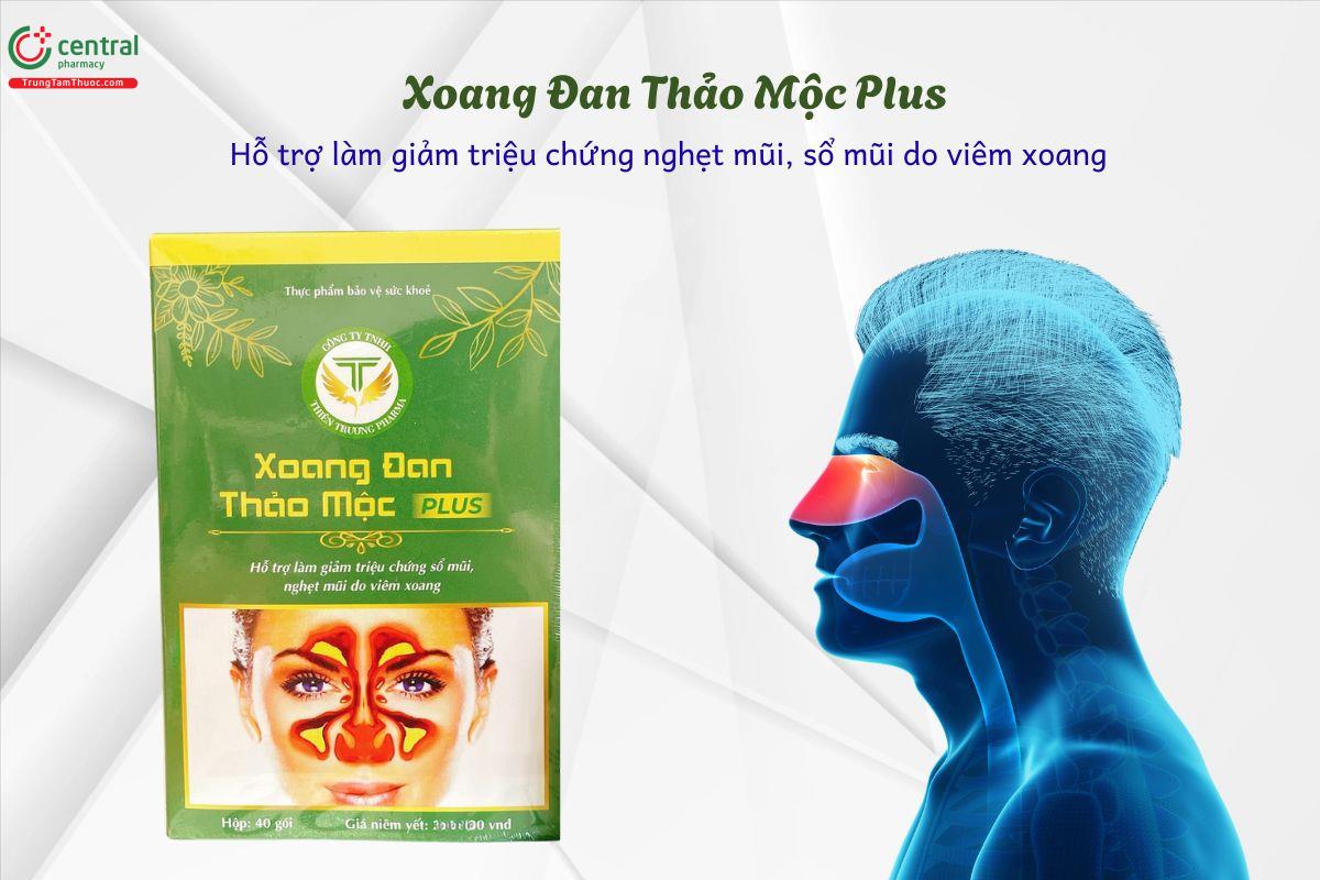 Xoang Đan Thảo Mộc Plus làm giảm triệu chứng của viêm xoang