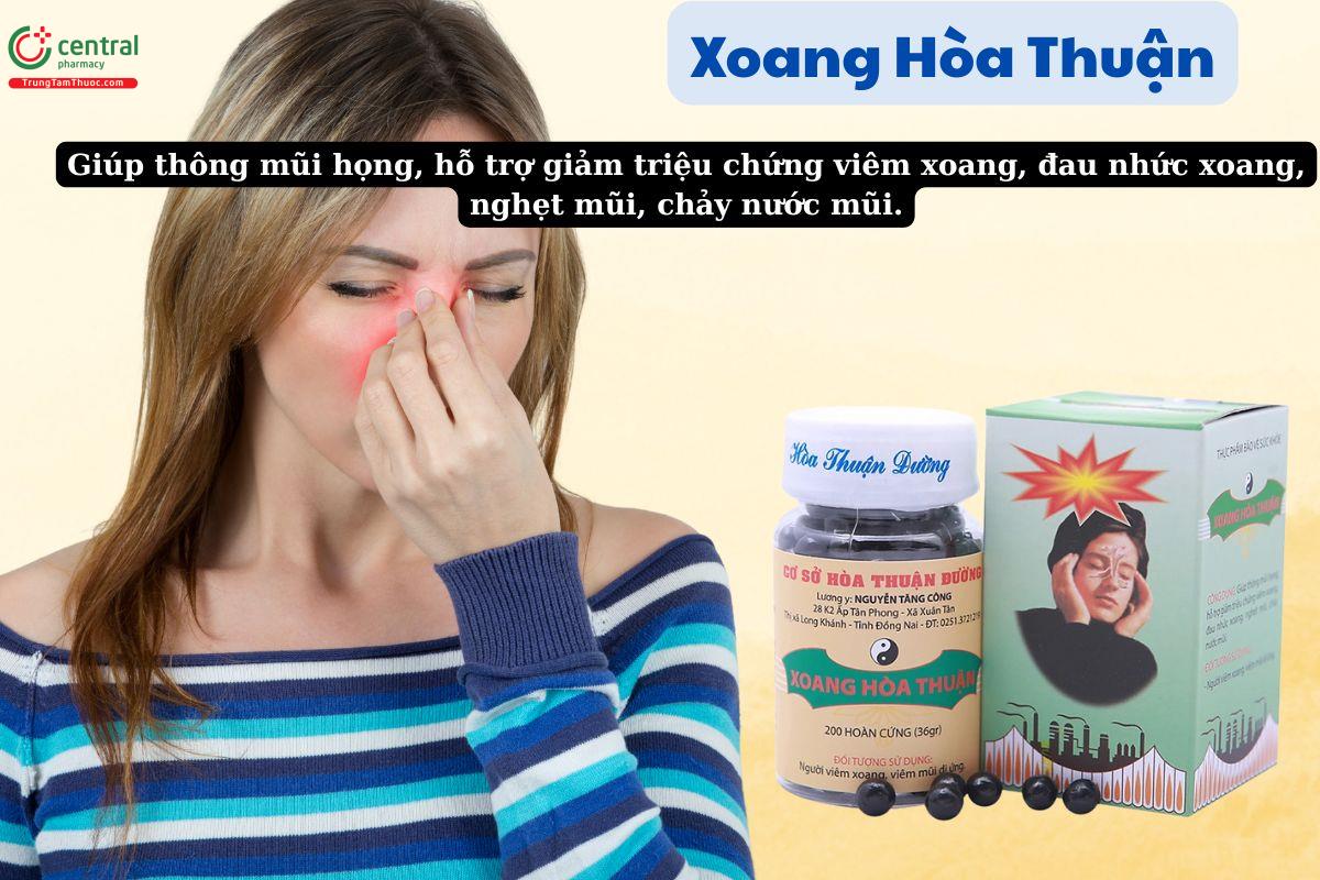 Viên uống Xoang Hòa Thuận giúp giảm các triệu chứng của bệnh viêm xoang