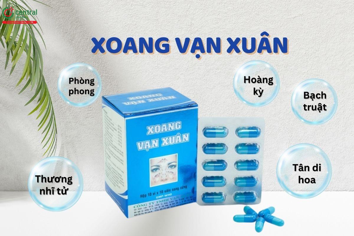 Thuốc Xoang Vạn Xuân điều trị viêm mũi dị ứng, viêm xoang cấp và mãn tính