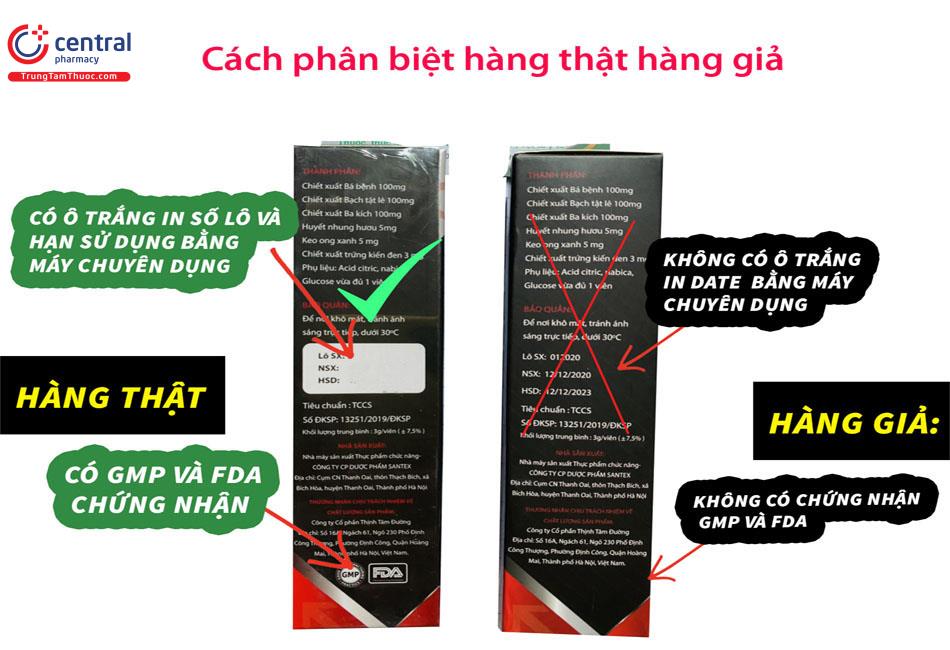 Cách phân biệt Xtraman hàng thật và hàng giả