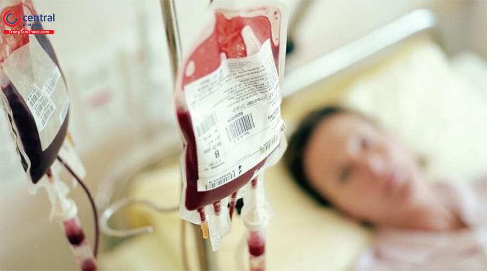 Truyền máu nếu cần thiết khi bị xuất huyết tiêu hóa cao