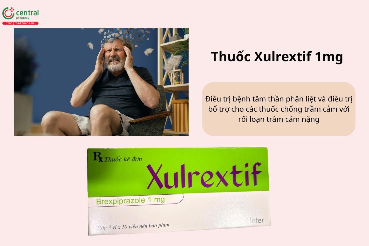 Chỉ định của thuốc Xulrextif 1mg