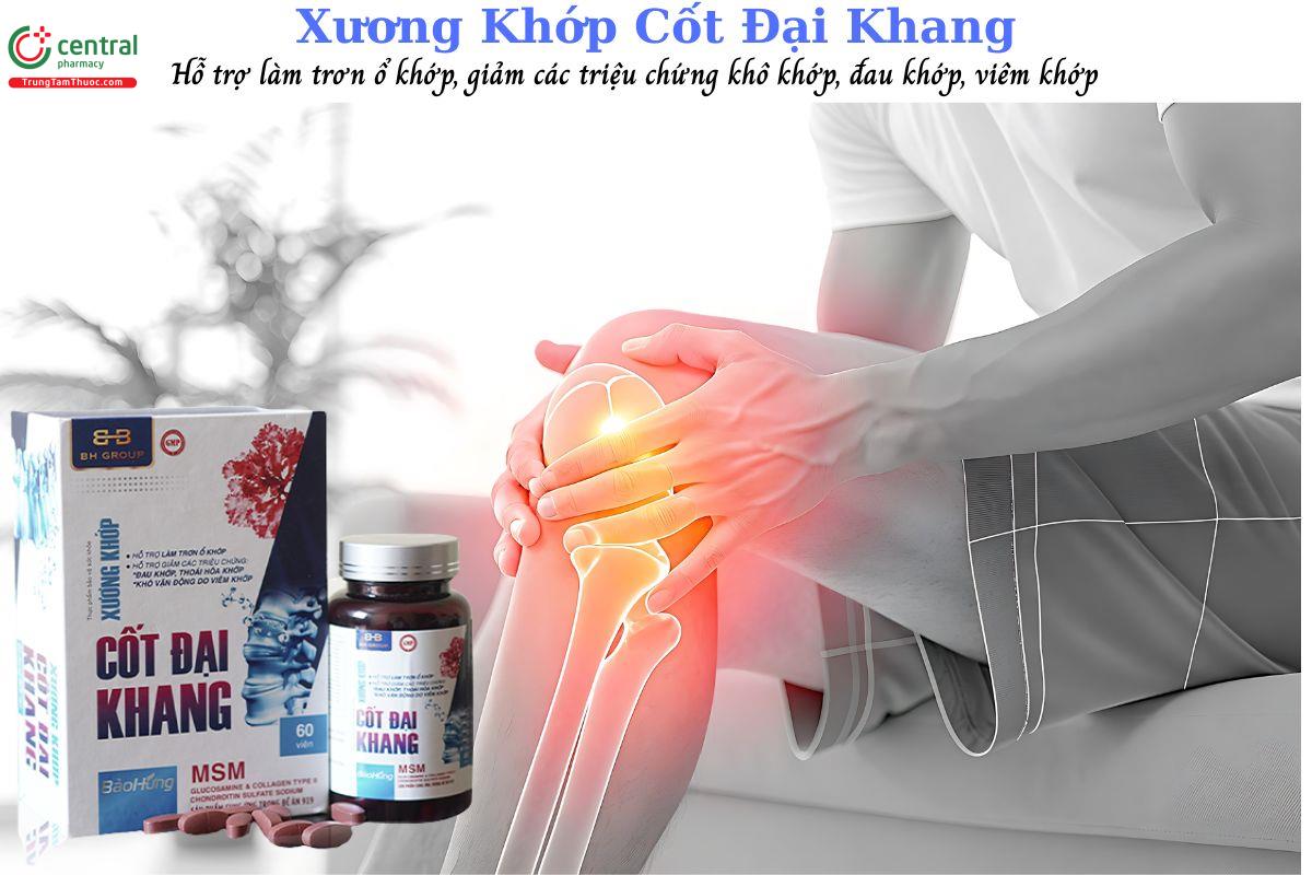 Xương Khớp Cốt Đại Khang - Hỗ trợ làm trơn ổ khớp, giảm đau khớp, cứng khớp