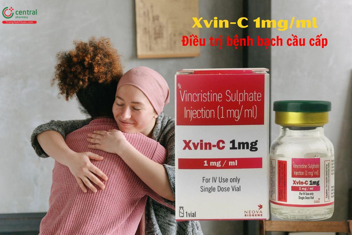 Thuốc Xvin-C 1mg/ml điều trị bệnh bạch cầu, u lympho ác tính, đa u tủy