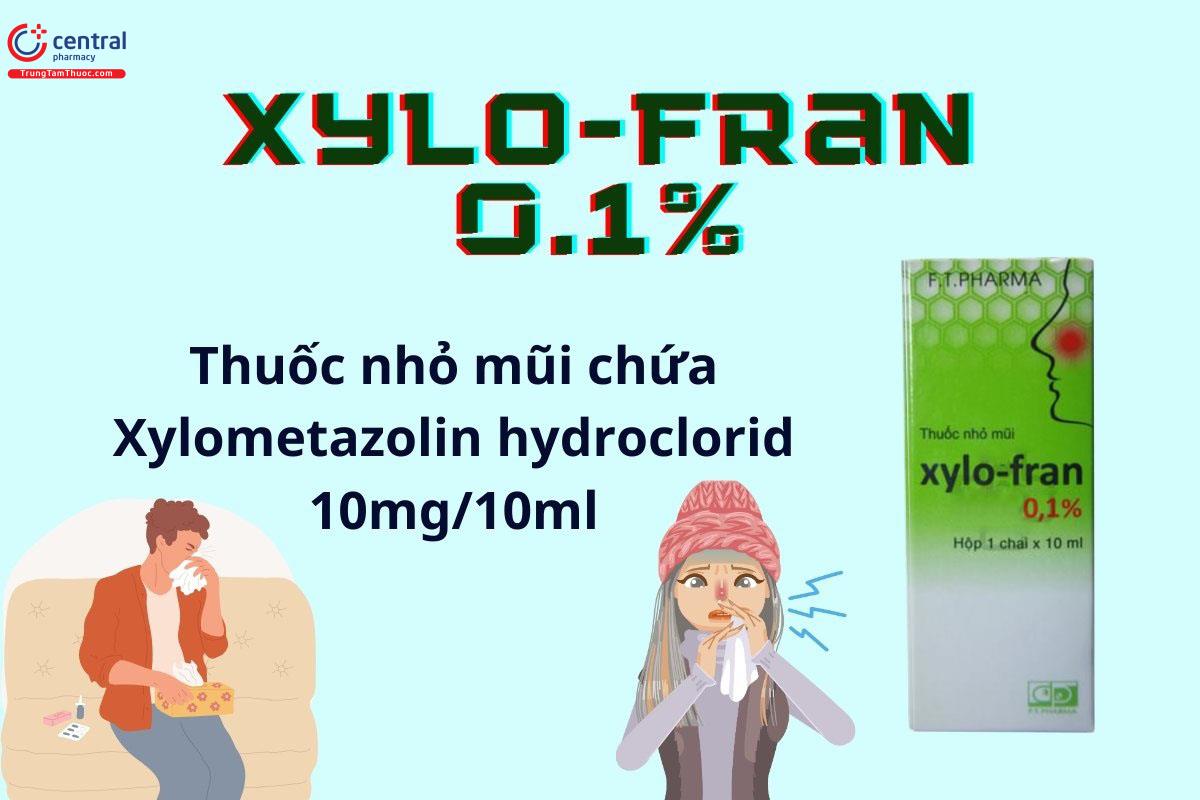 Thuốc nhỏ mũi Xylo-fran 0.1%