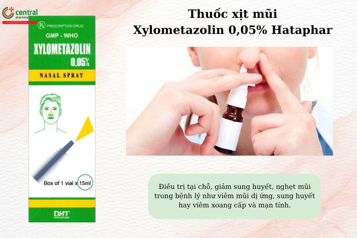 Chỉ định của thuốc Xylometazolin 0,05% Hataphar