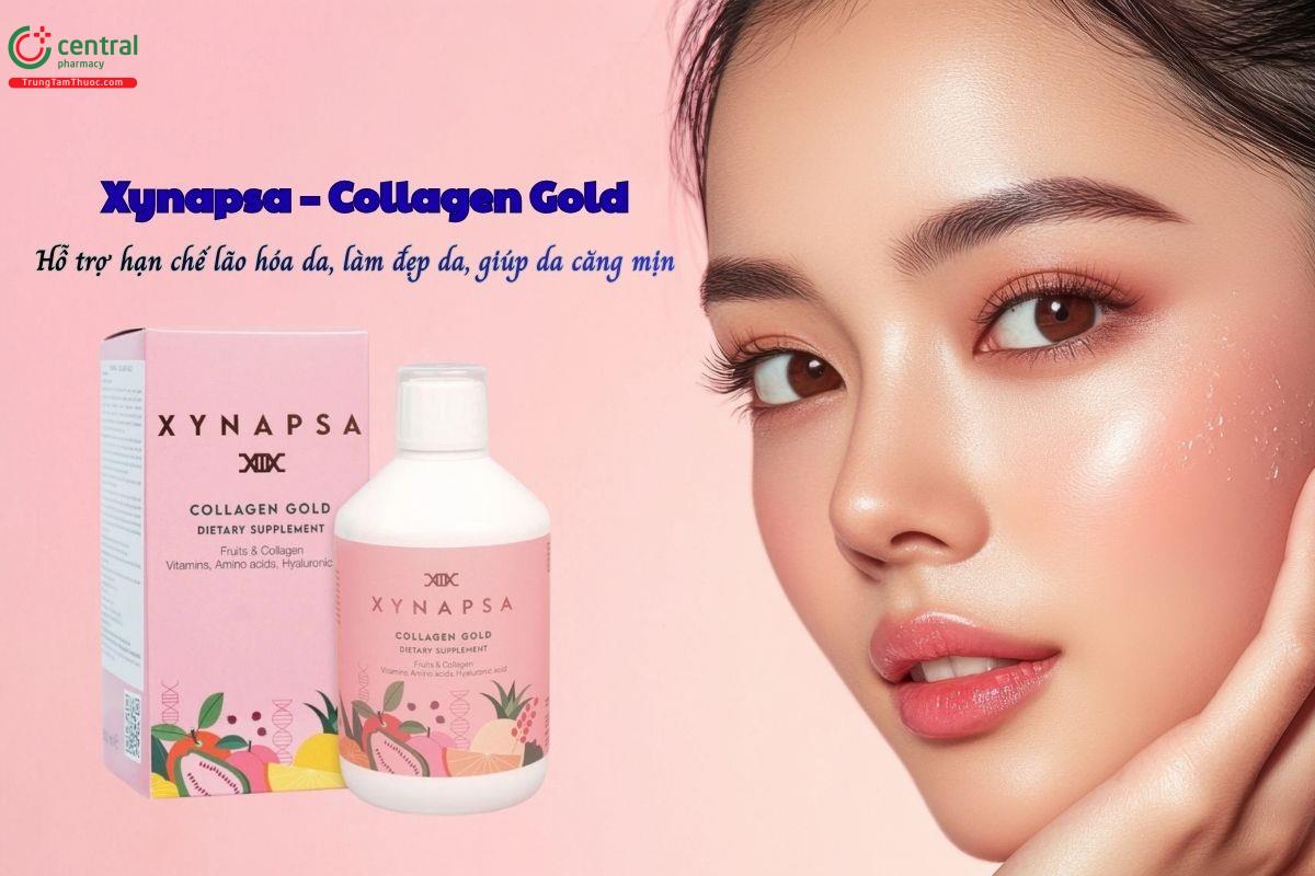 Xynapsa - Collagen Gold hỗ trợ làm đẹp da, chống lão hóa