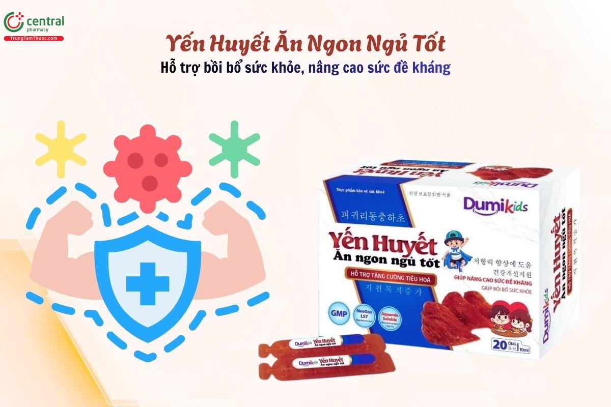 Yến Huyết Ăn Ngon Ngủ Tốt - Tăng cường tiêu hóa, giúp ăn ngon