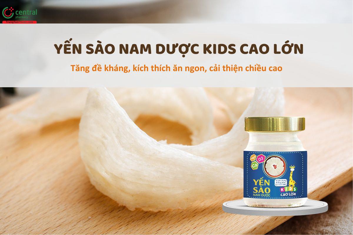 Yến Sào Nam Dược Kids có thành phần gì?