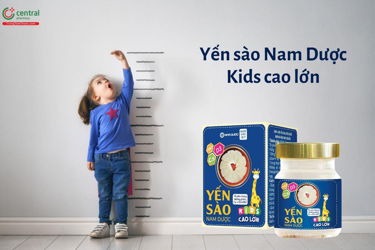 Yến Sào Nam Dược Kids cao lớn dùng được cho ai?