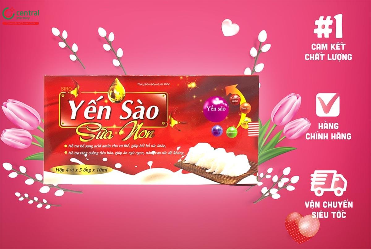 Yến Sào Sữa Non Mediusa giúp tăng cường đề kháng cho trẻ