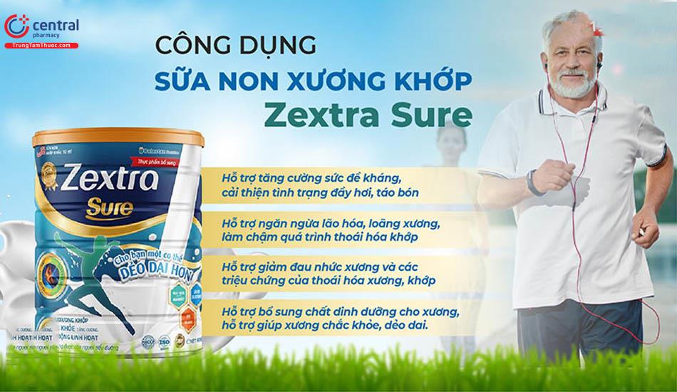 Công dụng của sữa non Zextra Sure