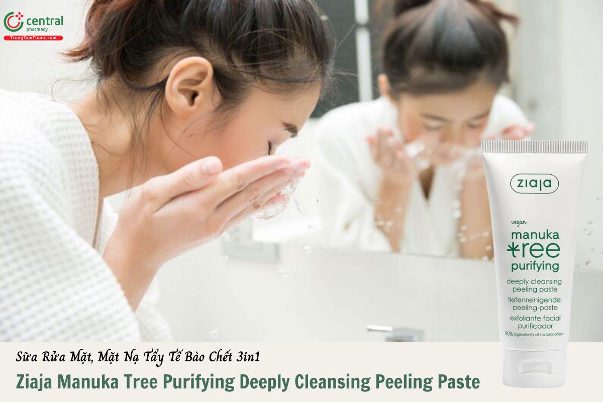 Ziaja Manuka Tree Purifying Deeply Cleansing Peeling Paste - Tẩy tế bào chế, làm sạch da