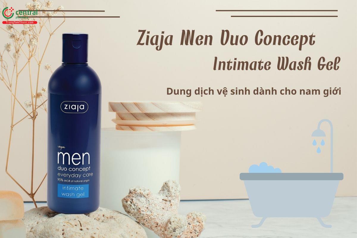 Ziaja Men Duo Concept Intimate Wash Gel - Làm sạch, khử mùi hôi