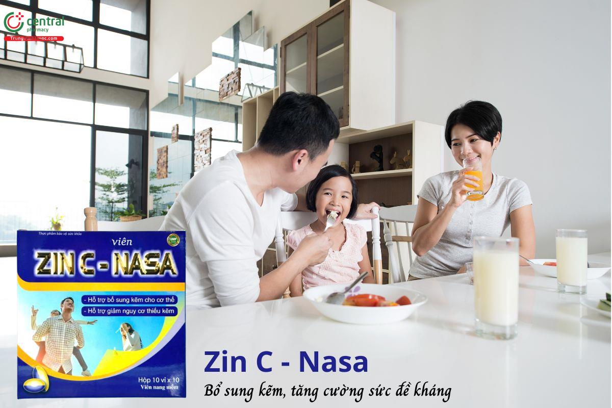 Zin C - Nasa - Bổ sung kẽm cho cơ thể, tăng cường sức khỏe