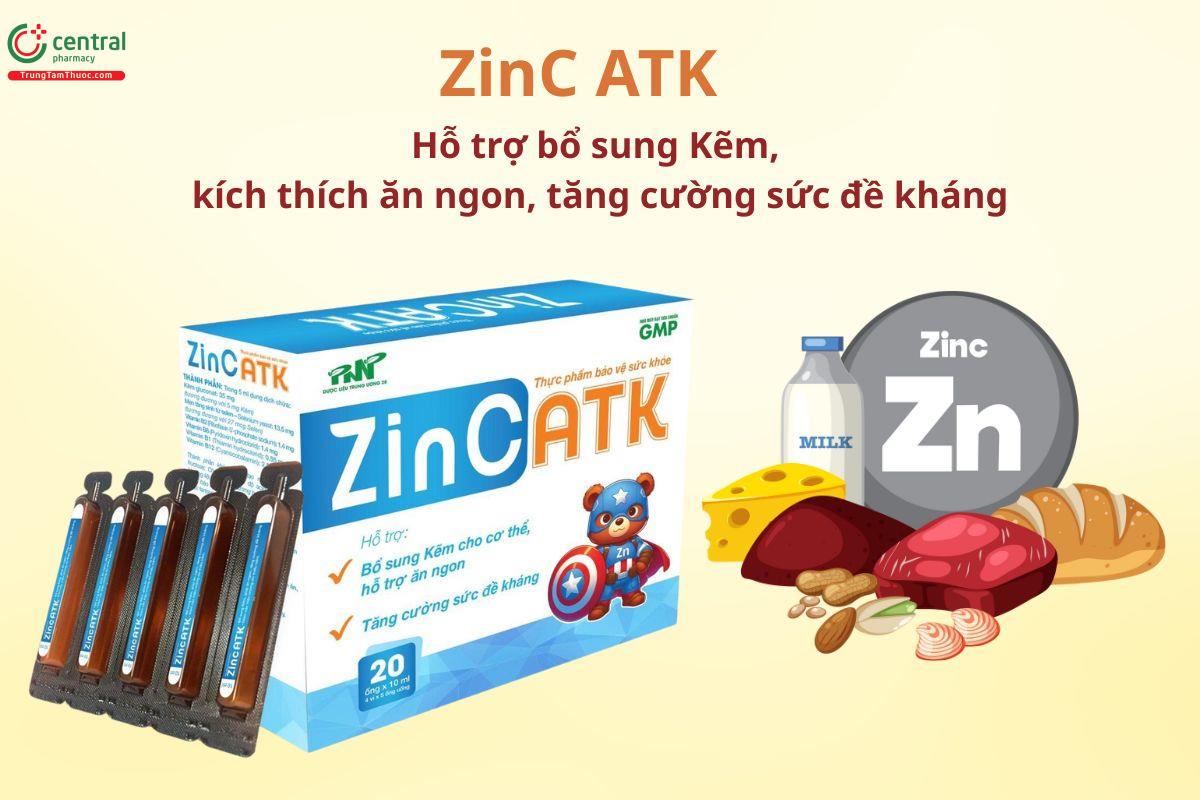 ZinC ATK - Bổ sung Kẽm, giúp ăn ngon, tăng sức đề kháng