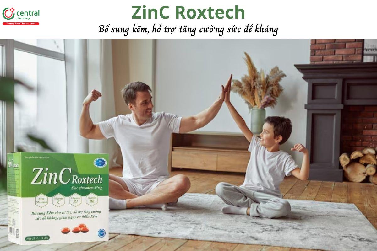 ZinC Roxtech - Bổ sung kẽm, vitamin, hỗ trợ tăng sức đề kháng