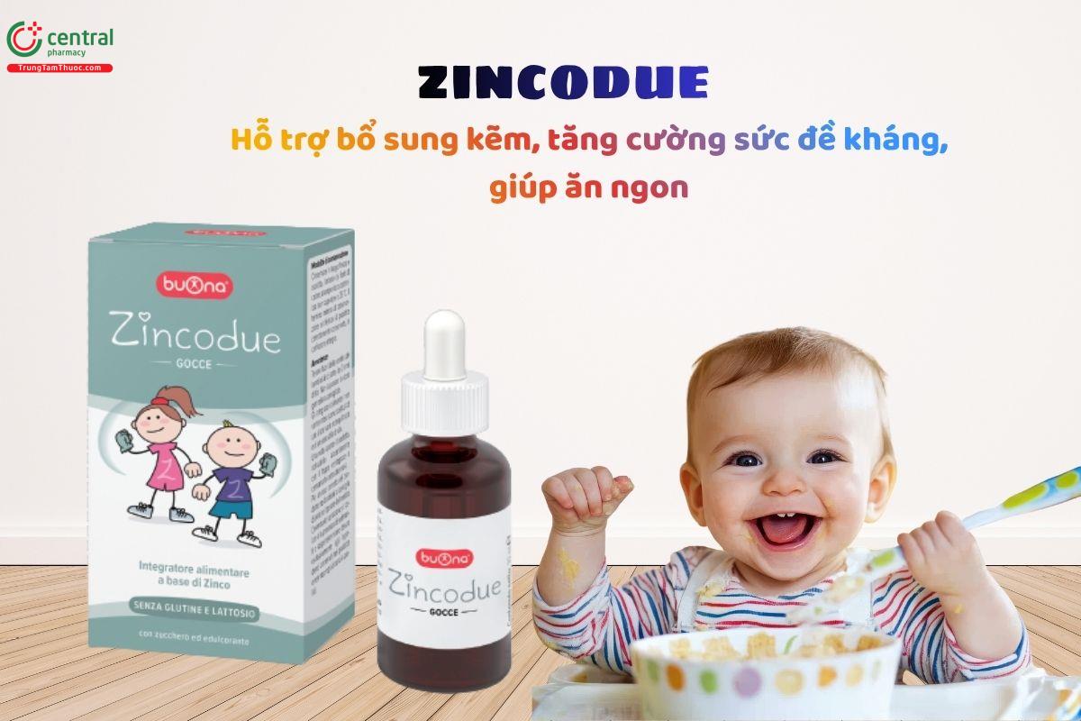 Zincodue bổ sung kẽm giúp ăn ngon miệng, tăng đề kháng
