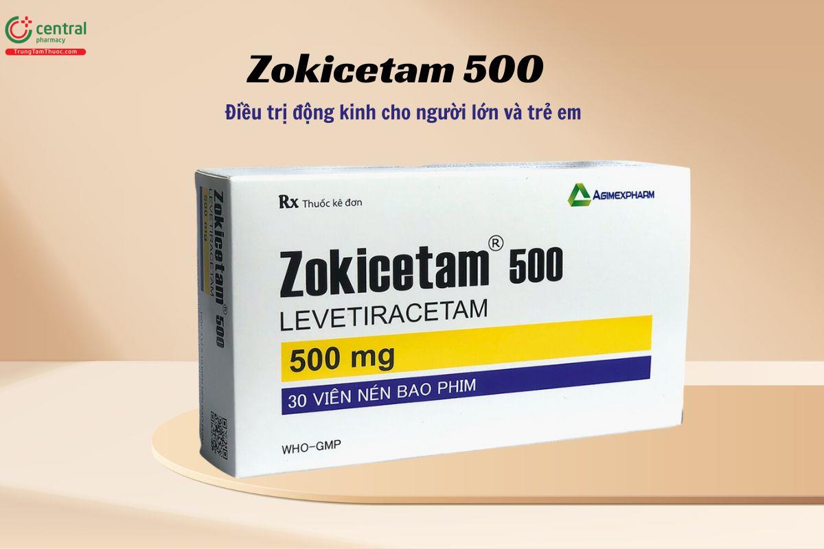 Thuốc Zokicetam 500mg Agimexpharm điều trị động kinh cho người lớn và trẻ em