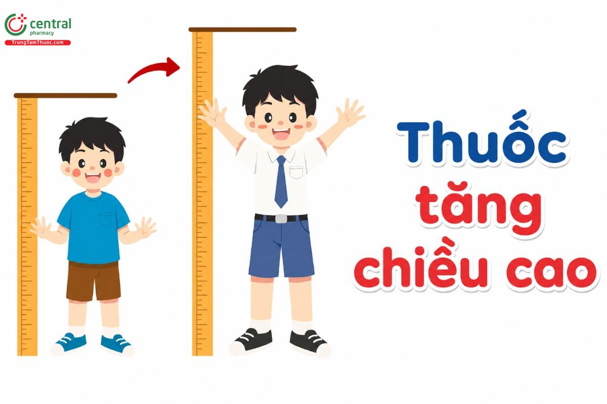 10 loại thuốc tăng chiều cao được bác sĩ dinh dưỡng khuyên dùng