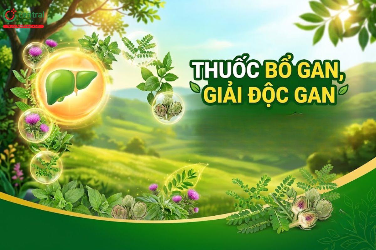 10 thuốc bổ gan, giải độc gan được bác sĩ khuyên dùng